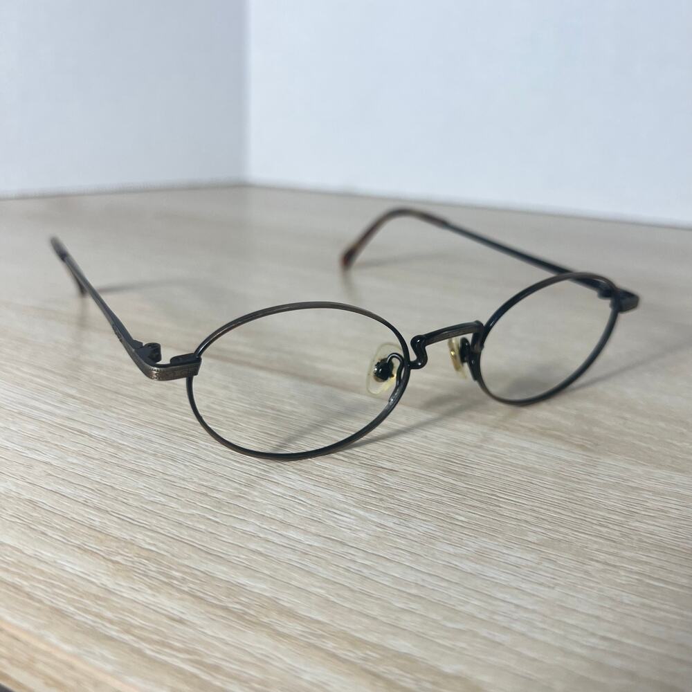 Vintage Revo 1205/034 Aptos Sunglasses FRAMES Round Gunmetal Japan 48-20-140